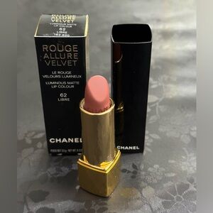 CHANEL Rouge Allure Velvet Luminous Matte Lipstick in Shade 62 Libre